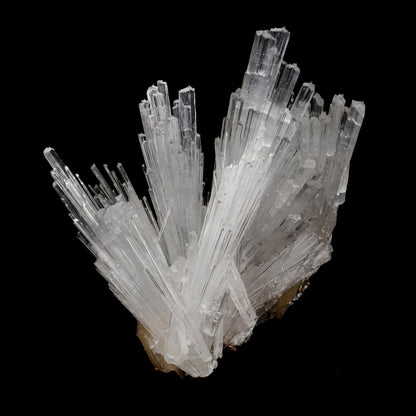 Scolecite Intergrown Sprays on Stilbite Natural Mineral Specimen – Scolecite