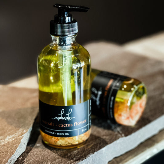 Sea Salt + Cactus Flower Body Oil –