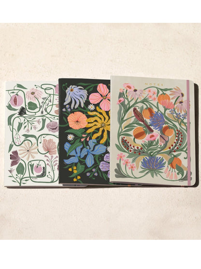 Flora + Fauna Sewn Trio Notebook Set