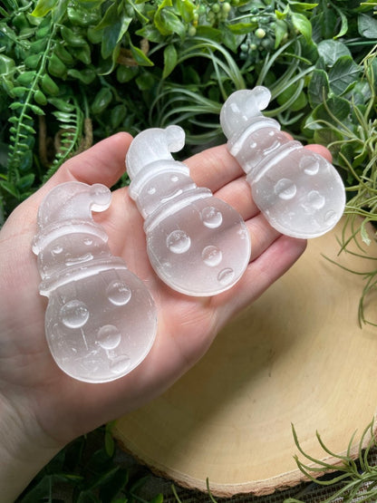 Selenite Snowman