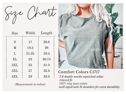 "Consider How The Wildflowers Grow" - Comfort Colors Tshirt