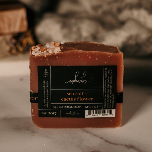 Sea Salt + Cactus Flower Soap –