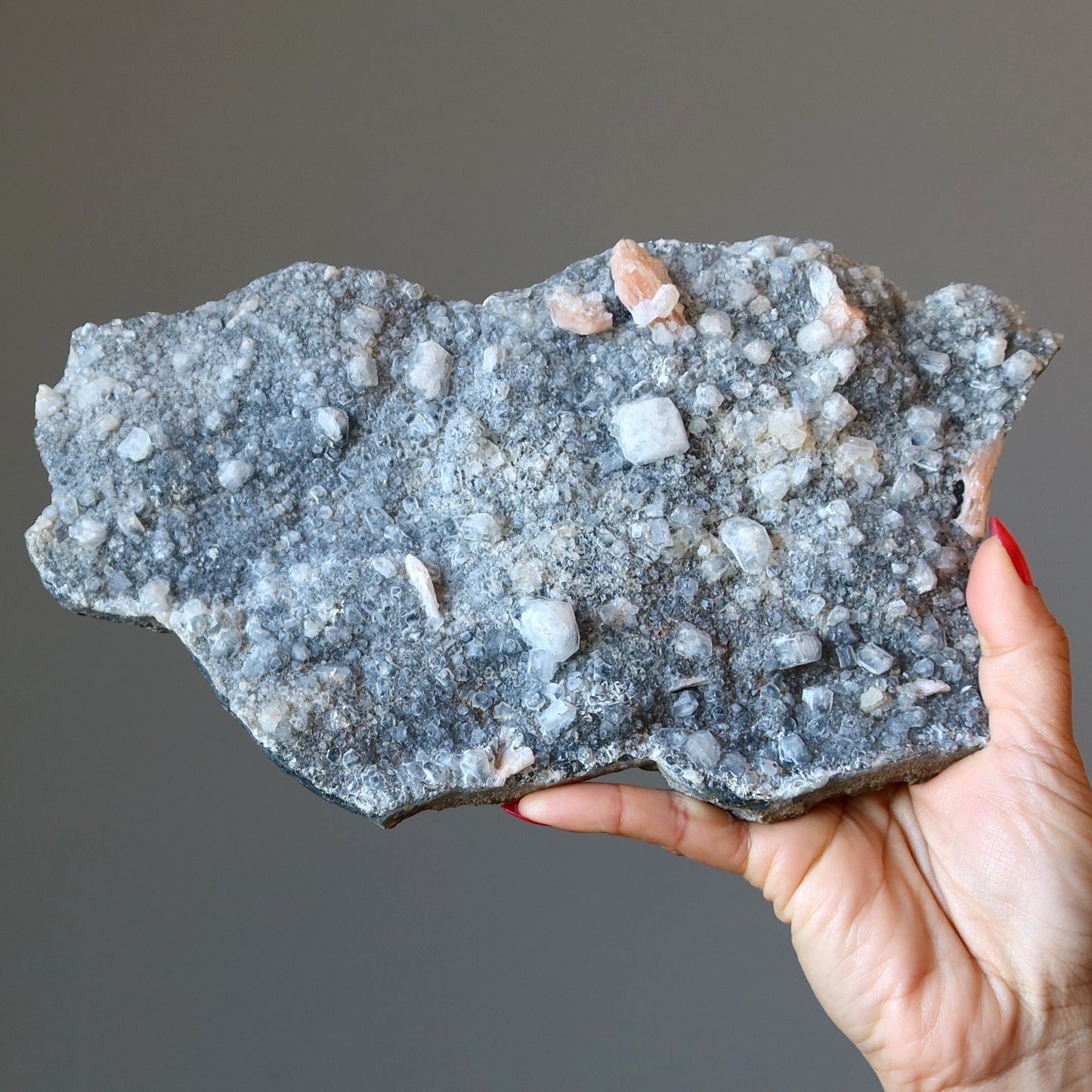 Stilbite & Apophyllite Crystal Cluster | Large Zeolite Mineral Specimen – Clusters