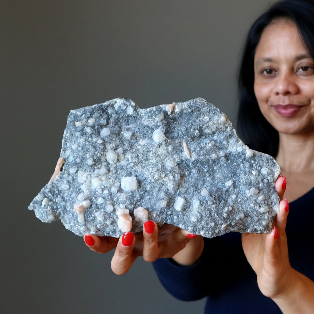 Stilbite & Apophyllite Crystal Cluster | Large Zeolite Mineral Specimen – Clusters