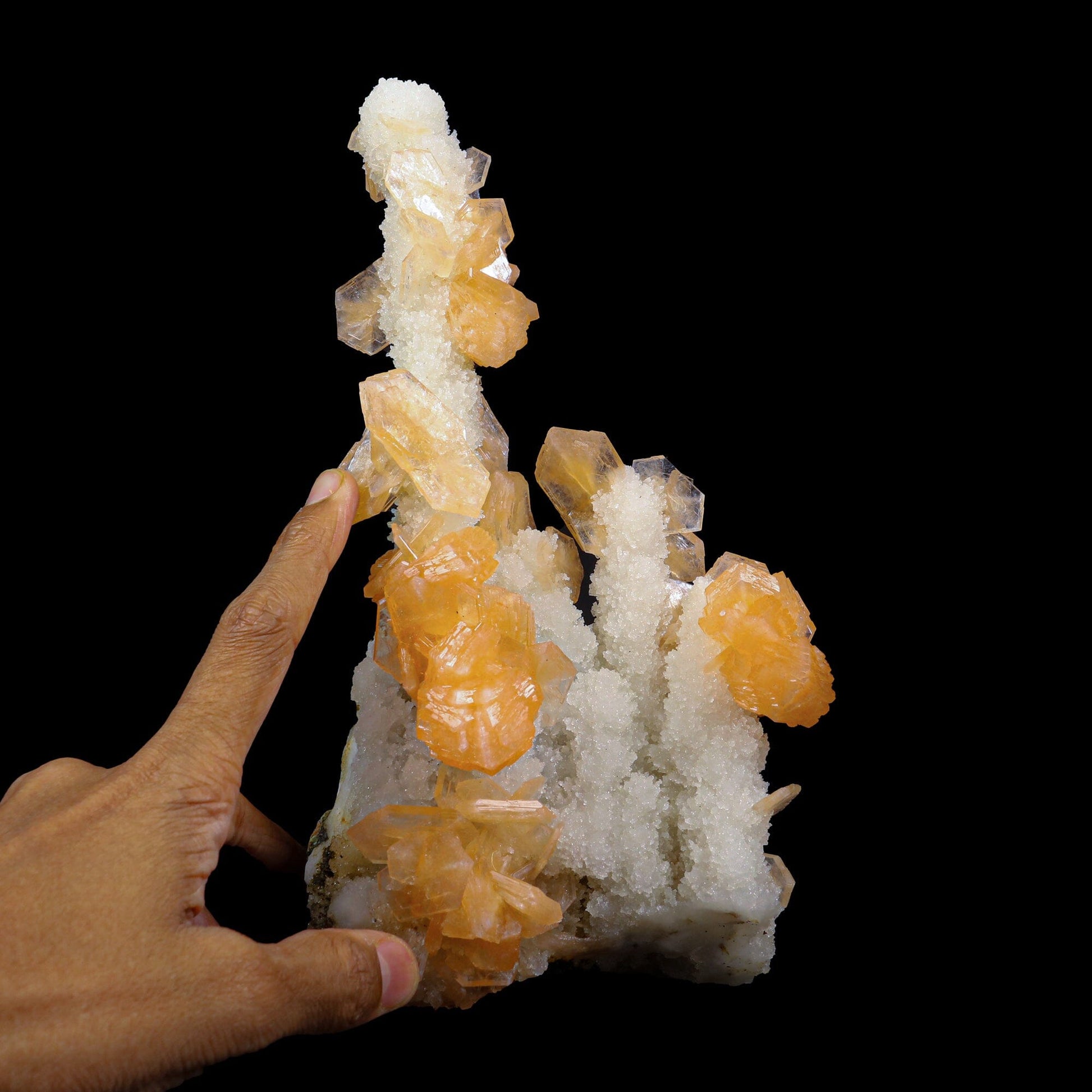 Stilbite With Chalcedony Natural Mineral Specimen – Stilbite
