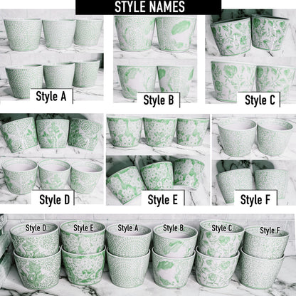 Mini Green Cachepots – Cachepot