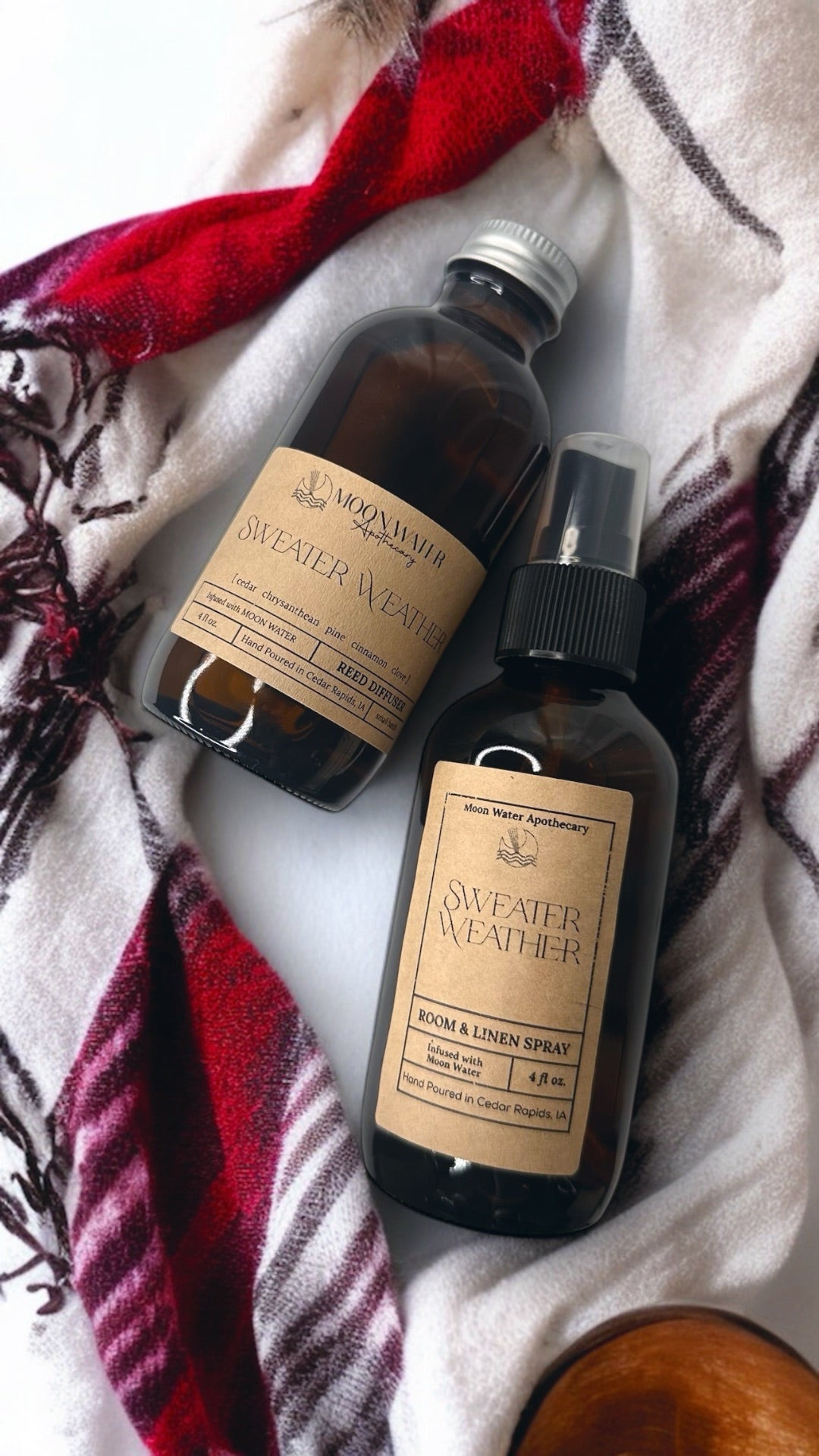 Sweater Weather - ROOM SPRAY & REED DIFFUSER -- Autumn Leaves Scent, by Moon Water Apothecary –