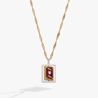 Tarot Card Reversible Spinner Pendant Necklace