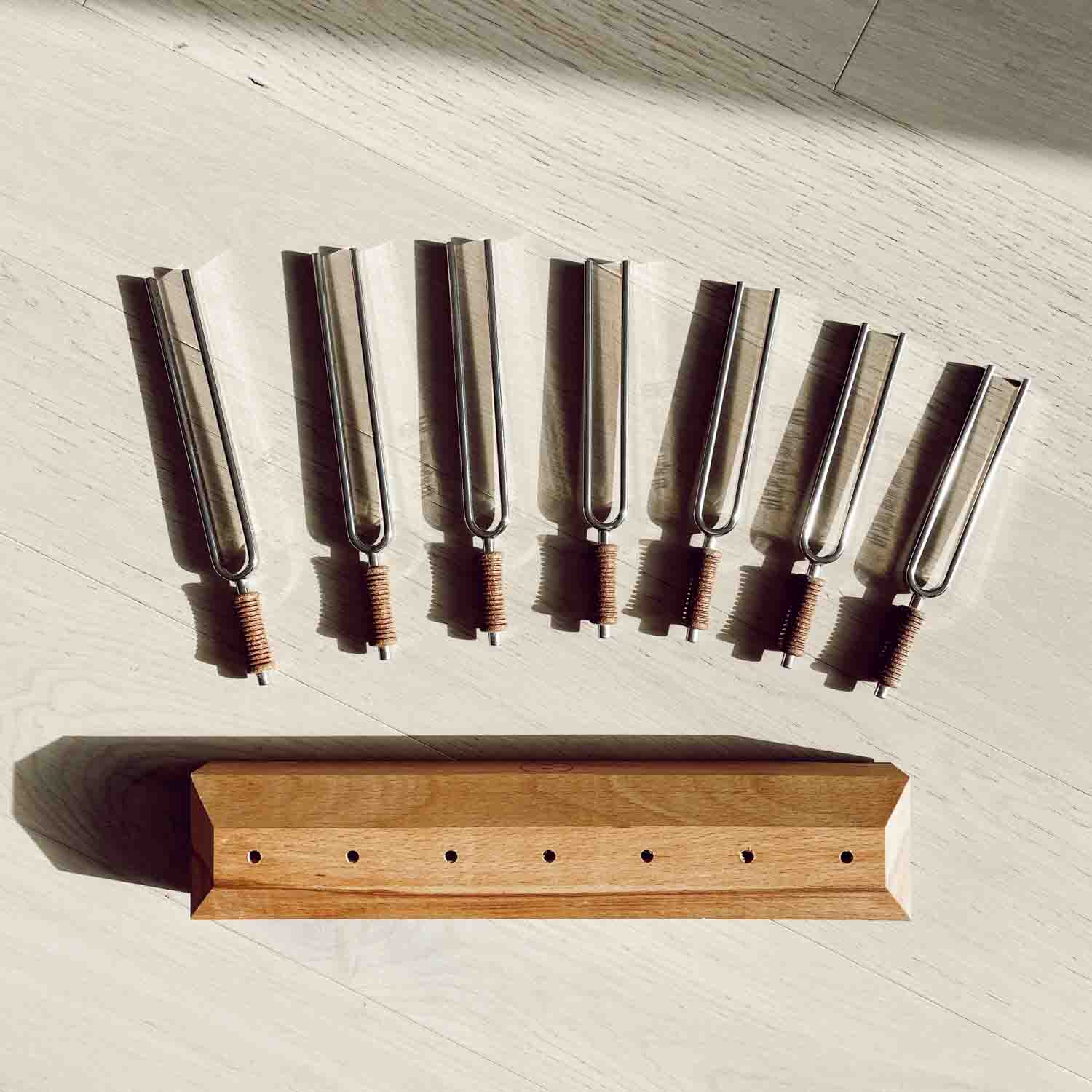 7 Chakra Healing Tuning Fork Set – Sound Therapy & Energy Alignment – Standard Tuning Fork Set