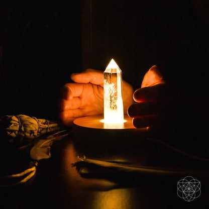 Small Quartz Healing Lamp