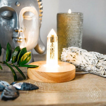 Small Quartz Healing Lamp