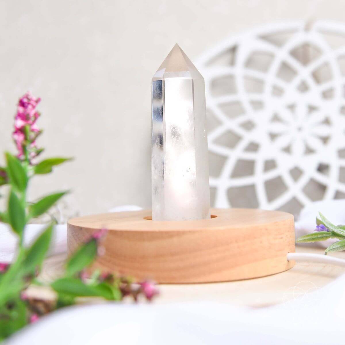 Small Quartz Healing Lamp