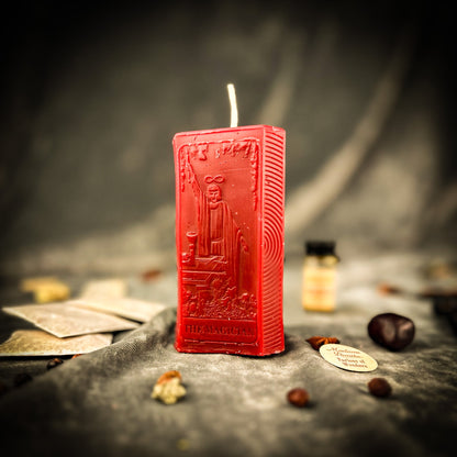The Magician Candle Spell Kit - Manifestation & Willpower Magic – Red (Romance) Candle Spell Kit