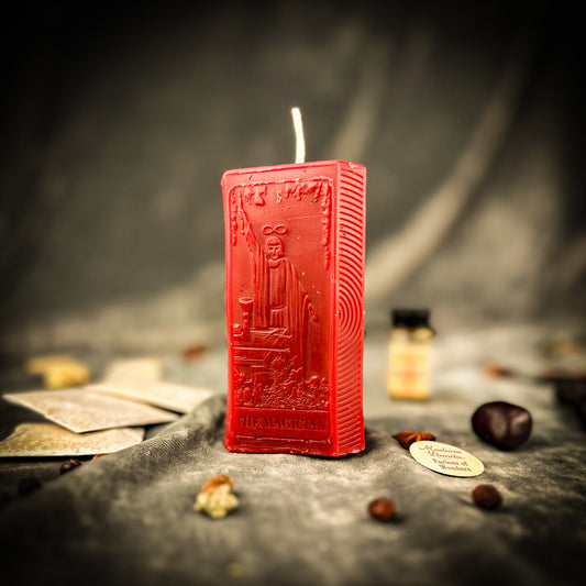 The Magician Candle Spell Kit - Manifestation & Willpower Magic – Red (Romance) Candle Spell Kit