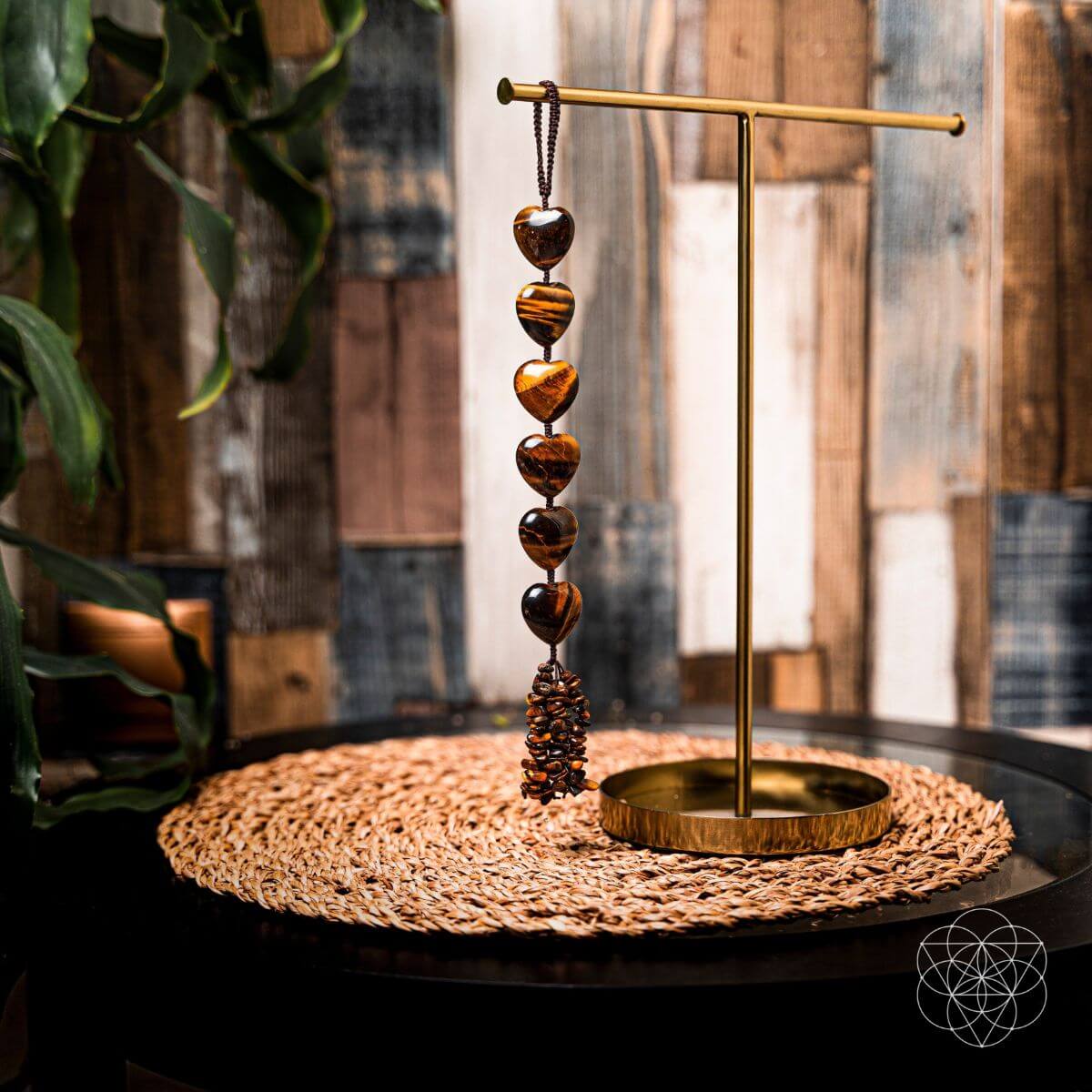 Tiger's Eye Protection Tassel