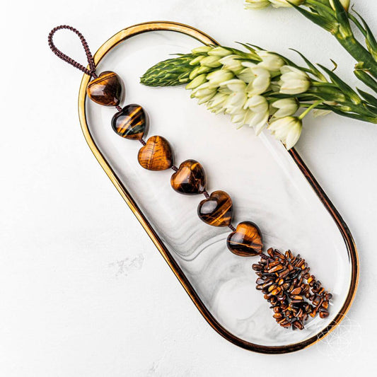 Tiger's Eye Protection Tassel