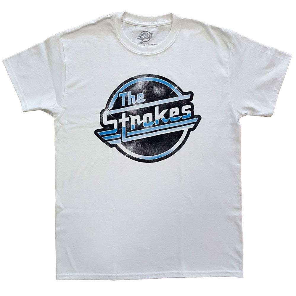 The Strokes T-Shirt - Official Band Tee – White Men's T-shirts