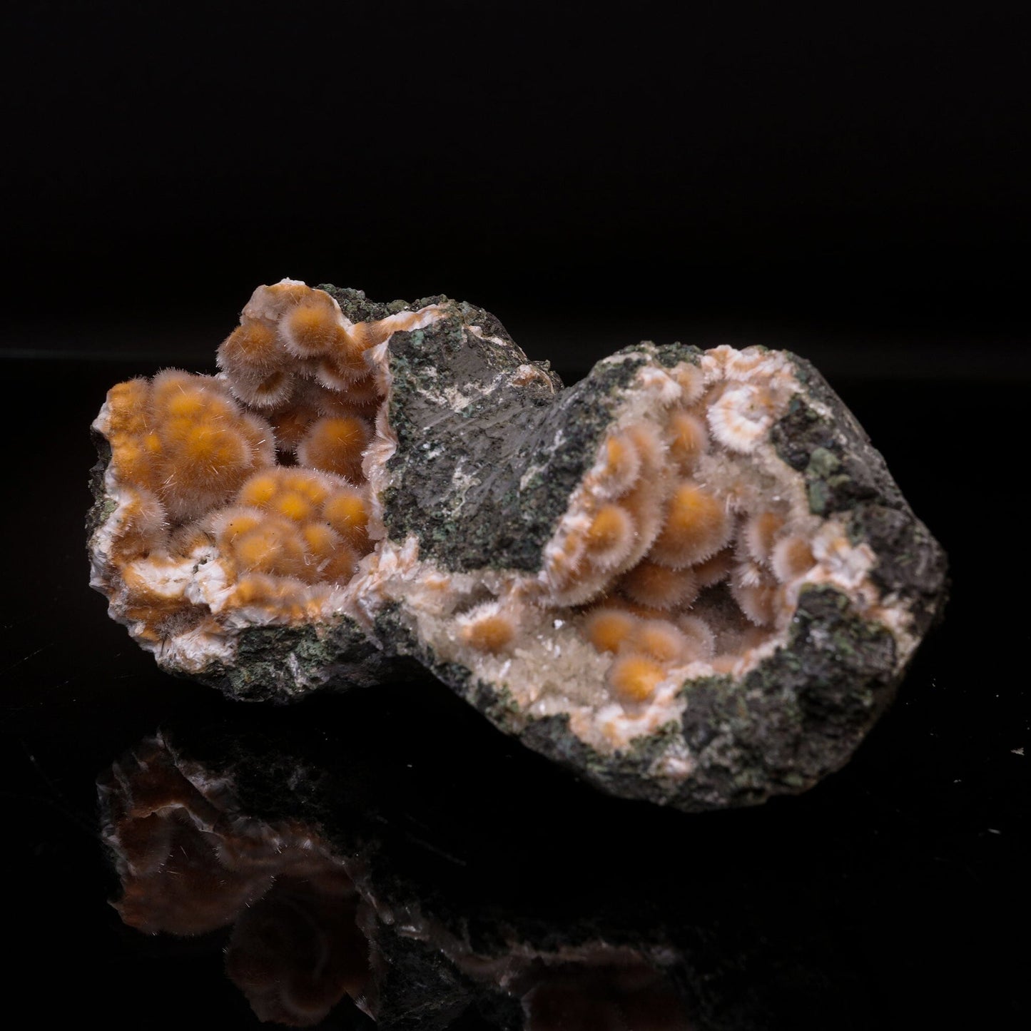 Thomsonite Orange Rare Find Natural Mineral Specimen # B 6744