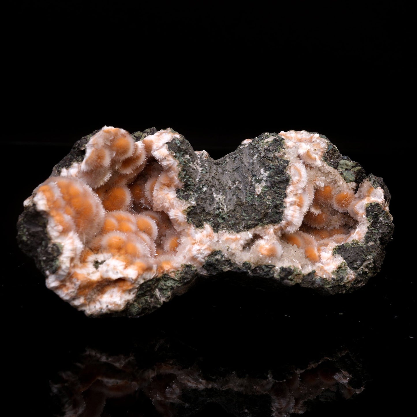 Thomsonite Orange Rare Find Natural Mineral Specimen # B 6744