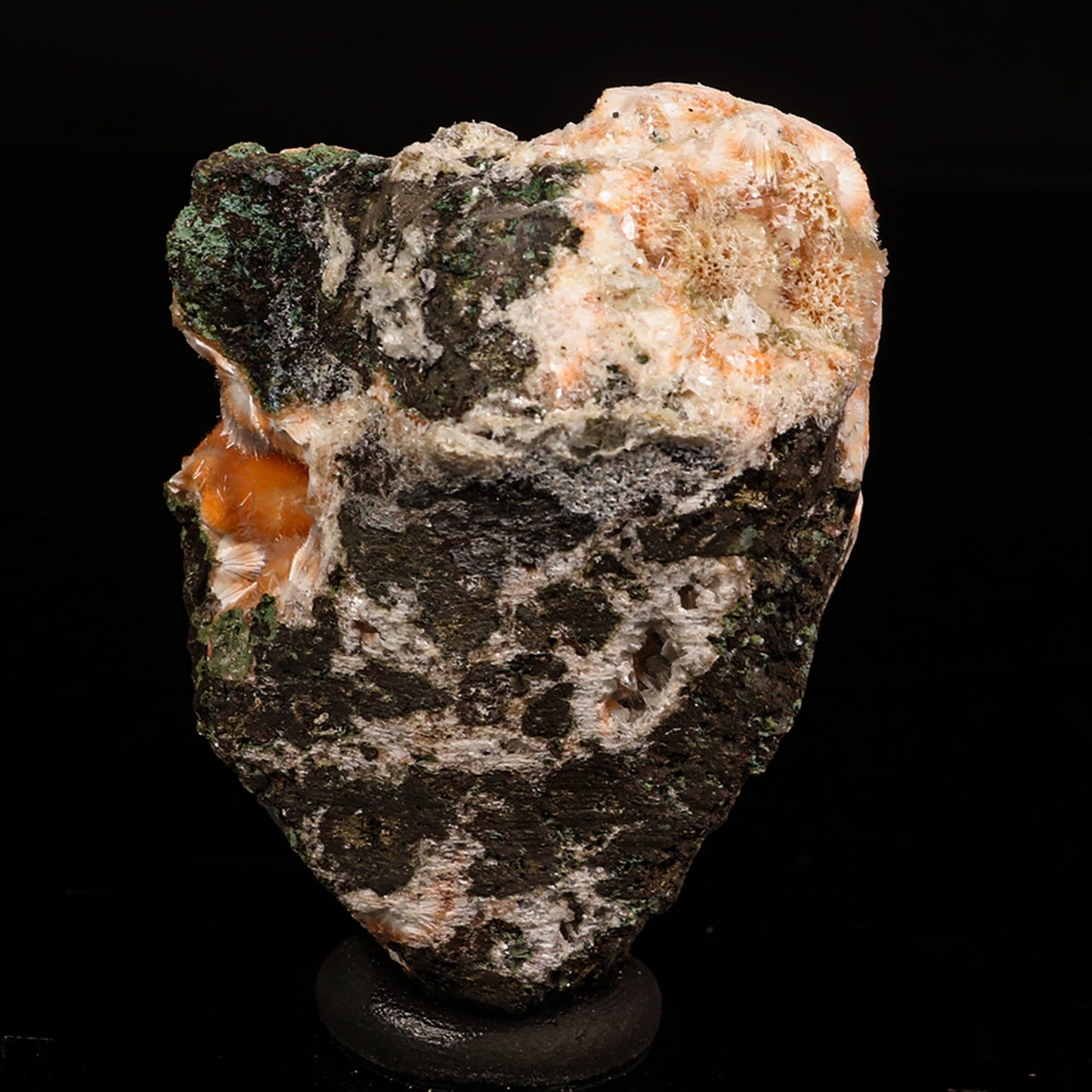 Thomsonite Orange Rare Find Natural Mineral Specimen # B 6813