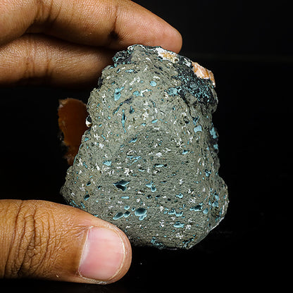 Thomsonite Orange Rare Find Natural Mineral Specimen # B 7041