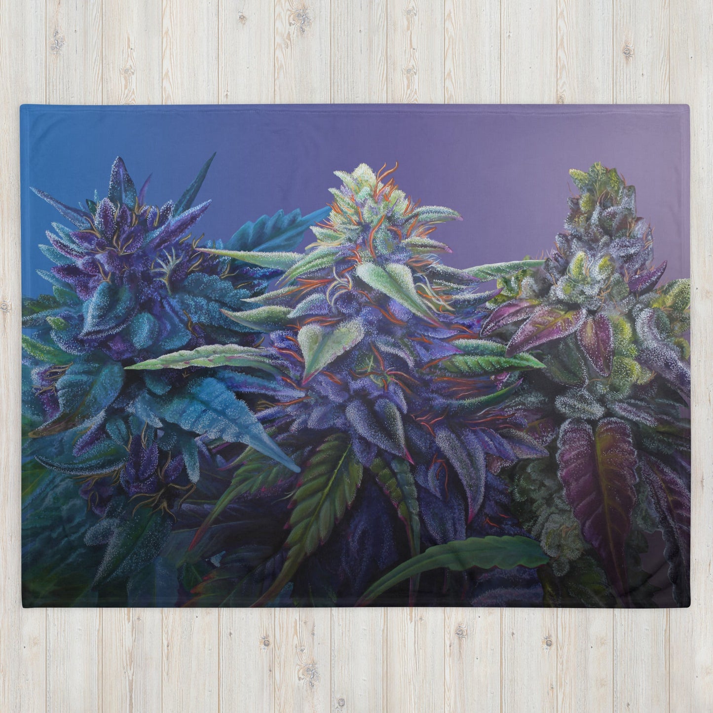 PURPS Cannabis Throw Blanket - Soft Polyester 50x60 – blankets