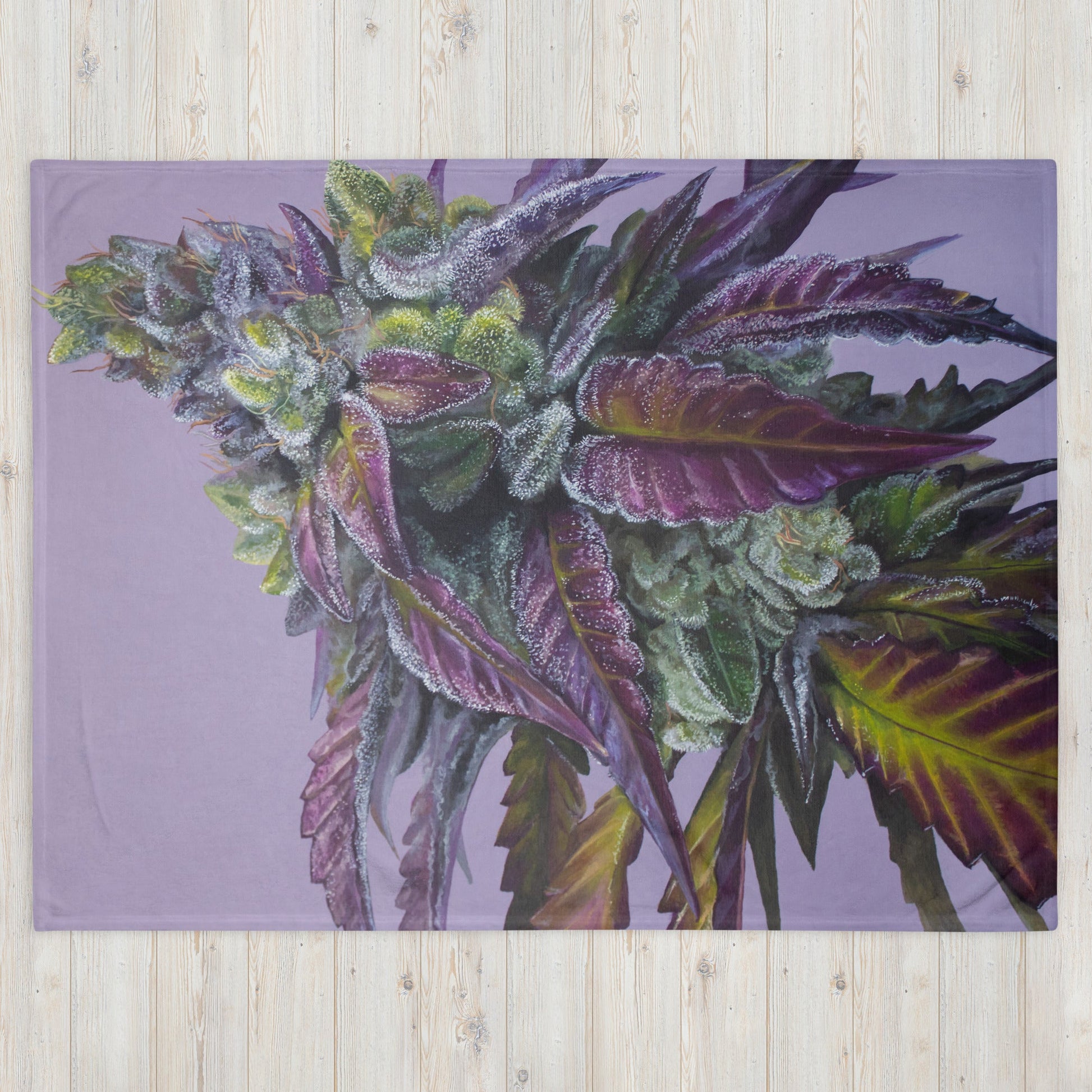 Dream Factory Cannabis Throw Blanket - Soft Polyester – Default Title blankets