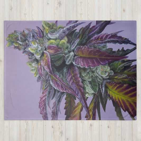 Dream Factory Cannabis Throw Blanket - Soft Polyester – Default Title blankets