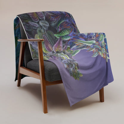 PURPS Cannabis Throw Blanket - Soft Polyester 50x60 – blankets