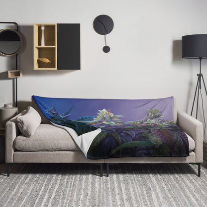 PURPS Cannabis Throw Blanket - Soft Polyester 50x60 – blankets