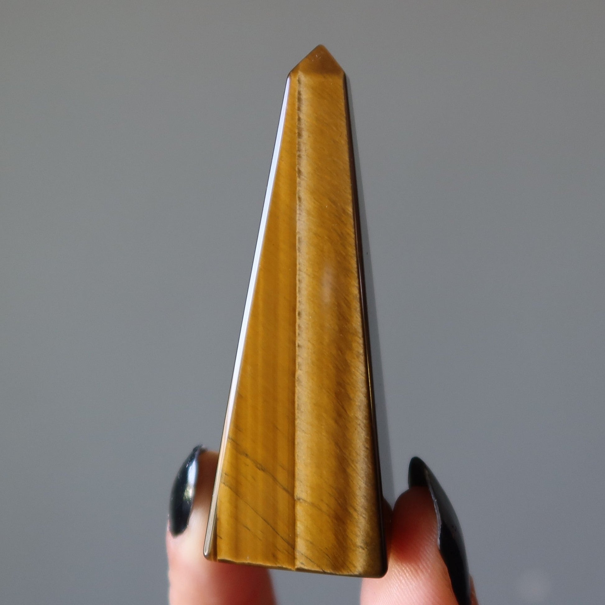 Tiger’s Eye Crystal Tower | Confidence Healing Point – Wands