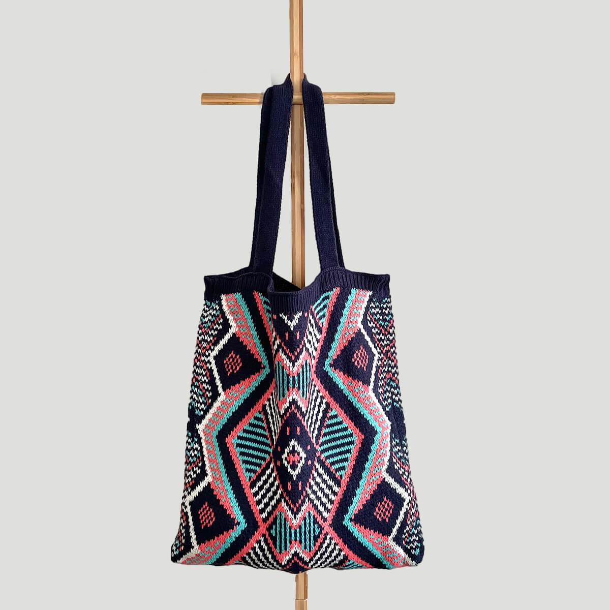 BOHEMIAN TOTE BAG – Navy