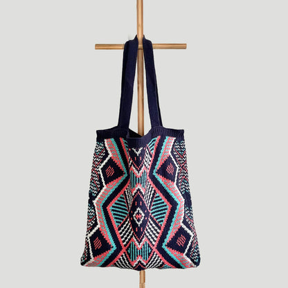 BOHEMIAN TOTE BAG – Navy