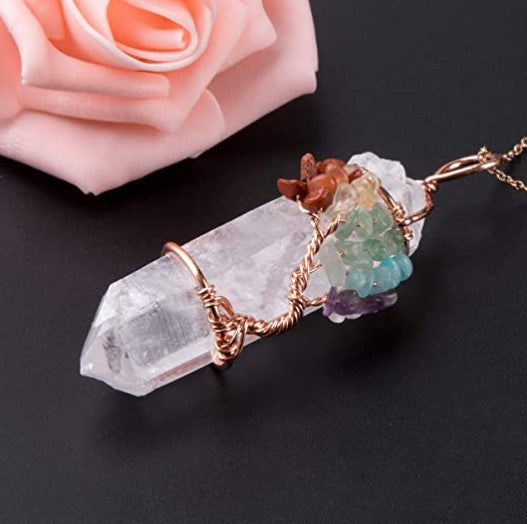 "TREE OF LIFE" PENDULUM NECKLACE – Default Title