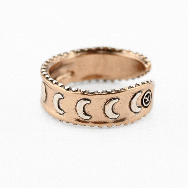 Trust Moon Phase Adjustable Ring