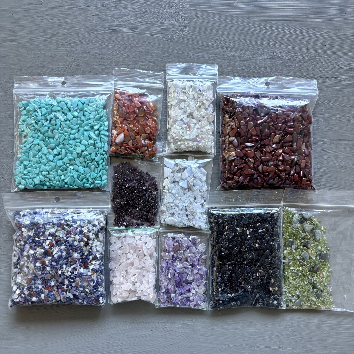 Tumbled Stone Set: Amethyst Carnelian & Variety Pack of Gems – Tumbled Stones