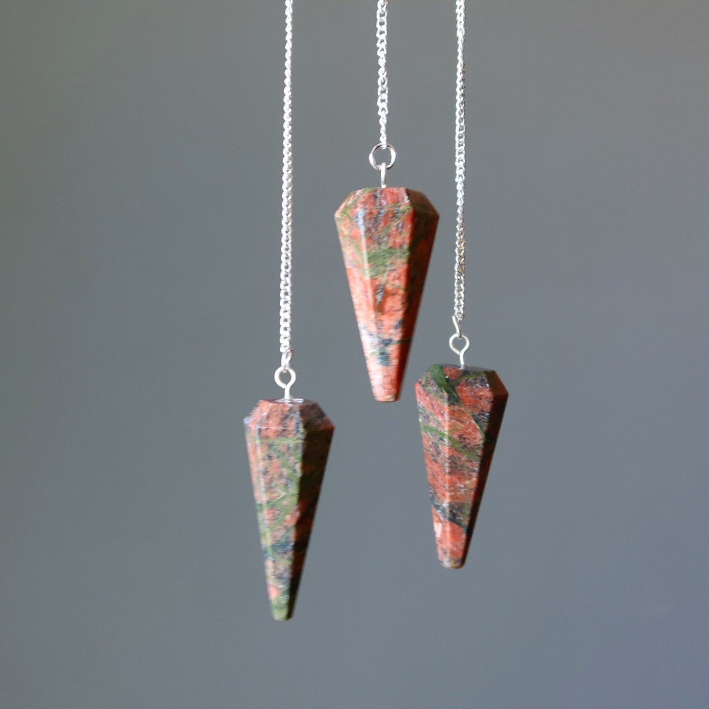 Unakite Pendulum | Crystal Dowsing Tool – Pendulums
