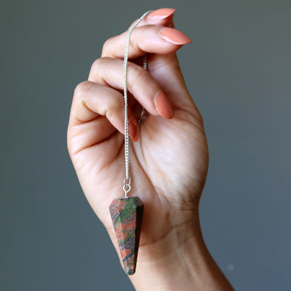 Unakite Pendulum | Crystal Dowsing Tool – Pendulums