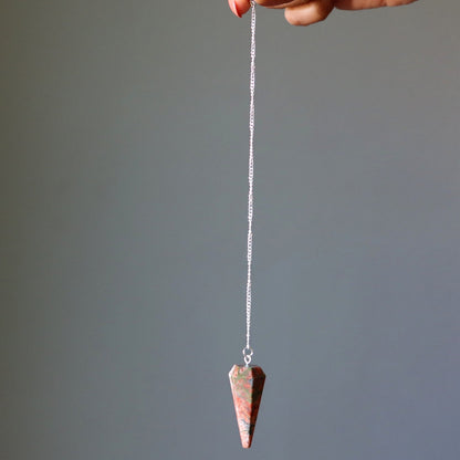 Unakite Pendulum | Crystal Dowsing Tool – Pendulums