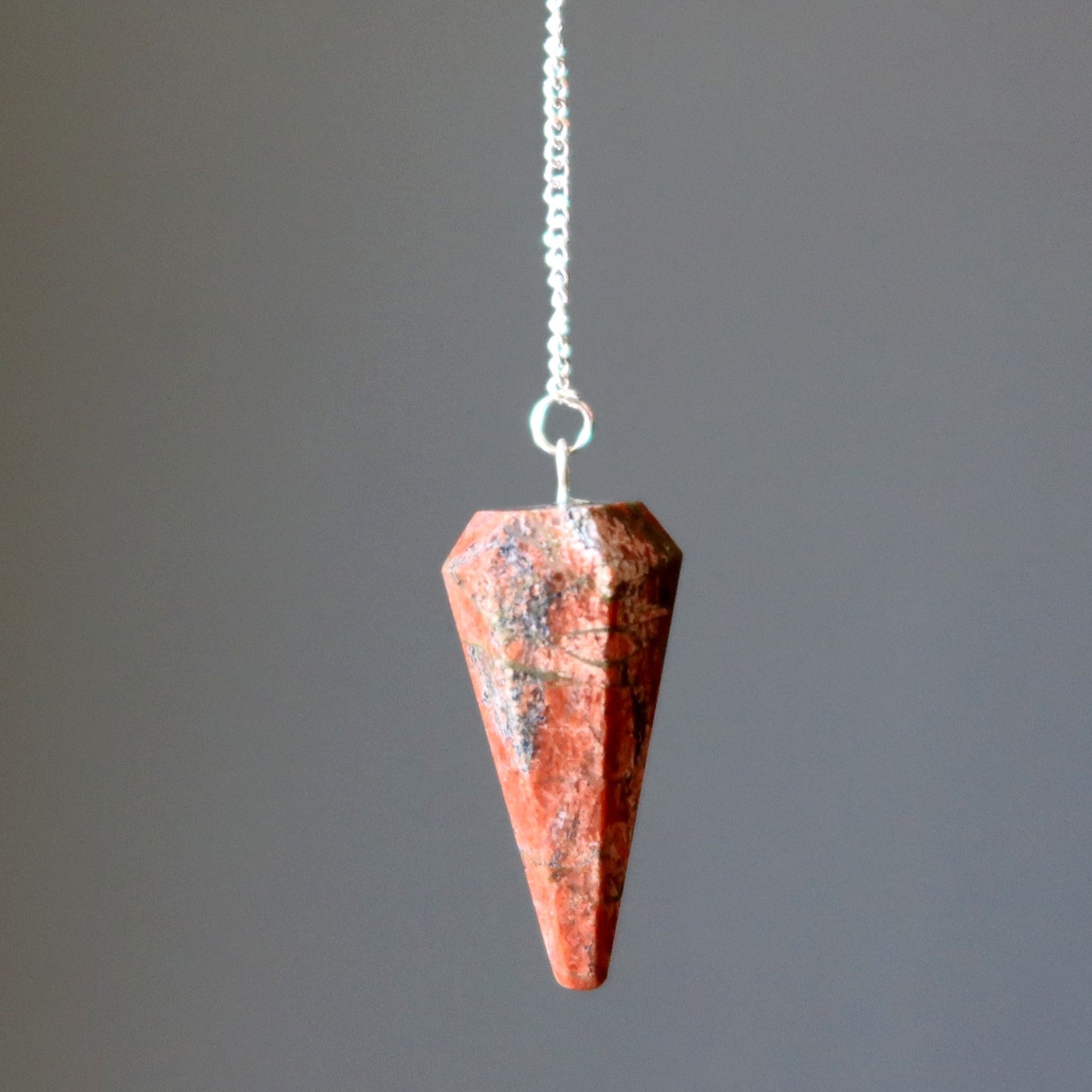 Unakite Pendulum | Crystal Dowsing Tool – Pendulums