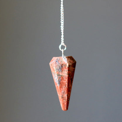 Unakite Pendulum | Crystal Dowsing Tool – Pendulums