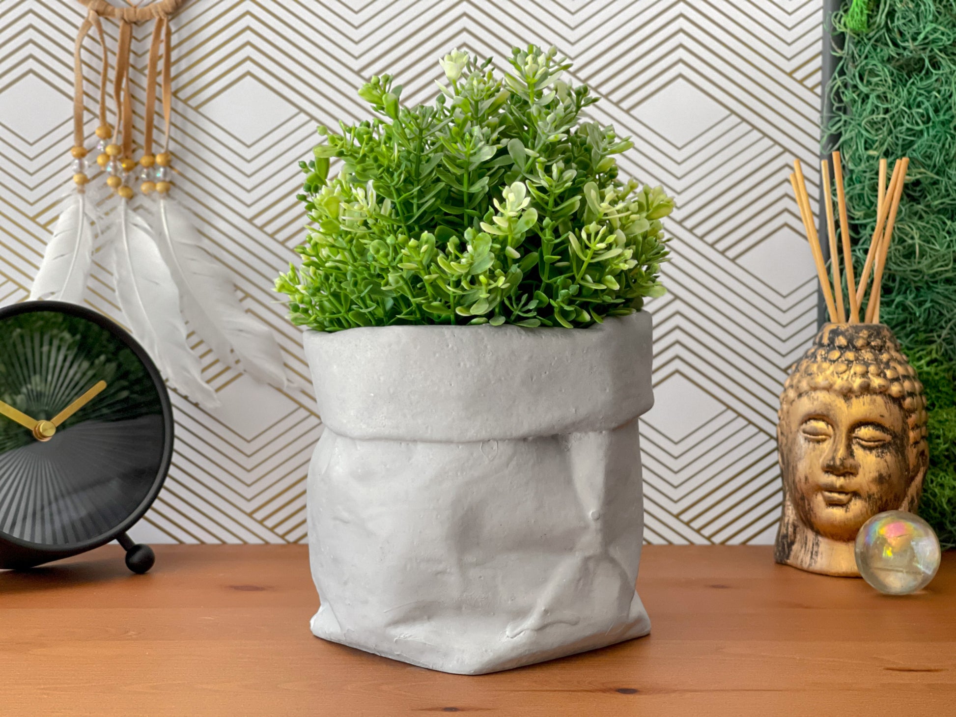 Paper Bag Succulent Planter Pot – Planter