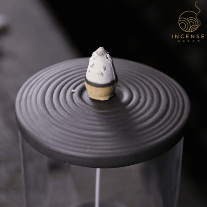Ceramic Waterfall Incense Burner