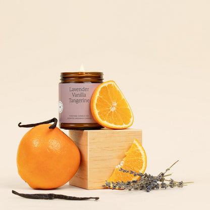 Lavender Vanilla Tangerine Jar Candle – Candles