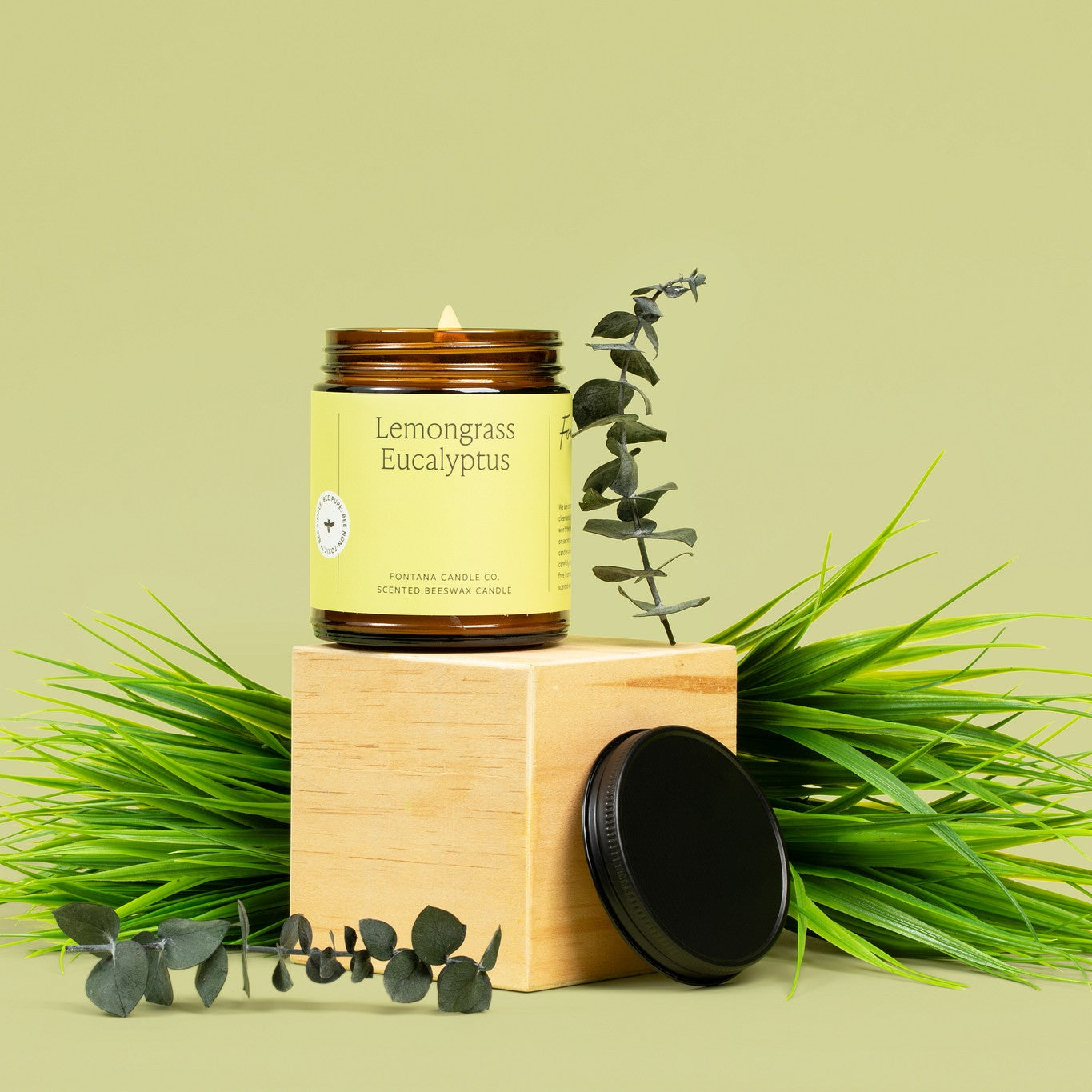 Lemongrass Eucalyptus Jar Candle – Candles