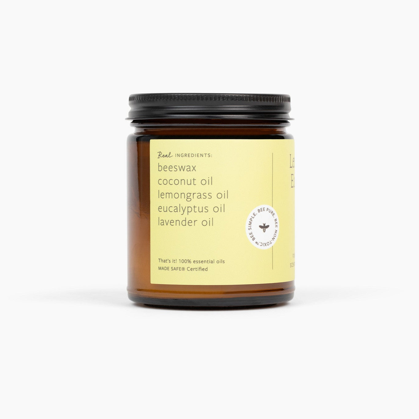 Lemongrass Eucalyptus Jar Candle – Candles