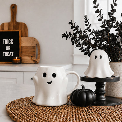Ghost Coffee Mug, 14.8 oz | Cute Halloween Cup