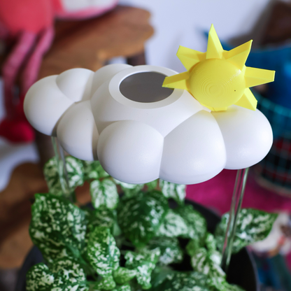 Original Dripping Rain Cloud with Sun Charm – houseplant accessory