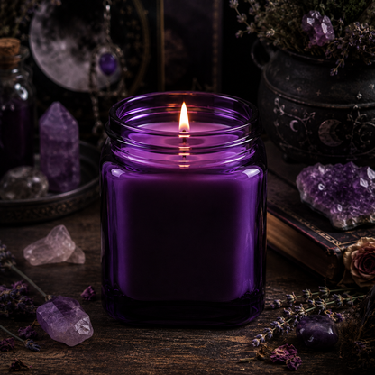 WITCHES BREW ---  8.5 oz Soy Jar Candle | Fall/Autumn | Moon Water Apothecary