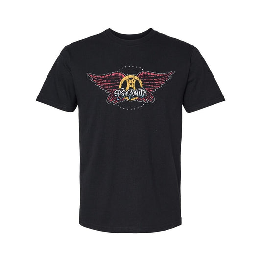 Aerosmith T-Shirt - Wings Logo - Licensed –